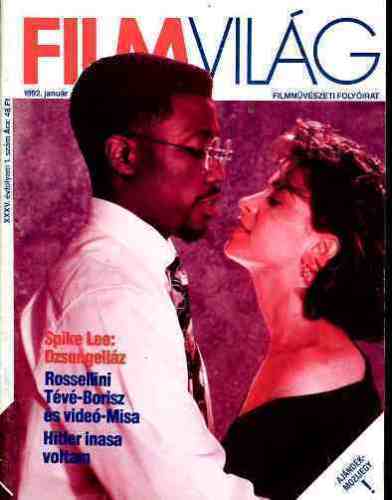 FILMVILAG magazine side cover Issue 1  January 1992