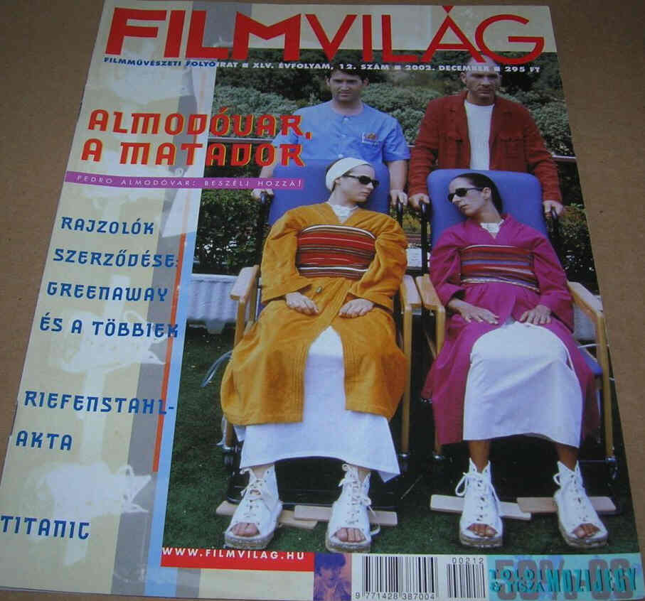 FILMVILAG magazine side cover December 2002
