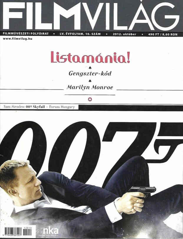 FILMVILAG magazine side cover October 2012