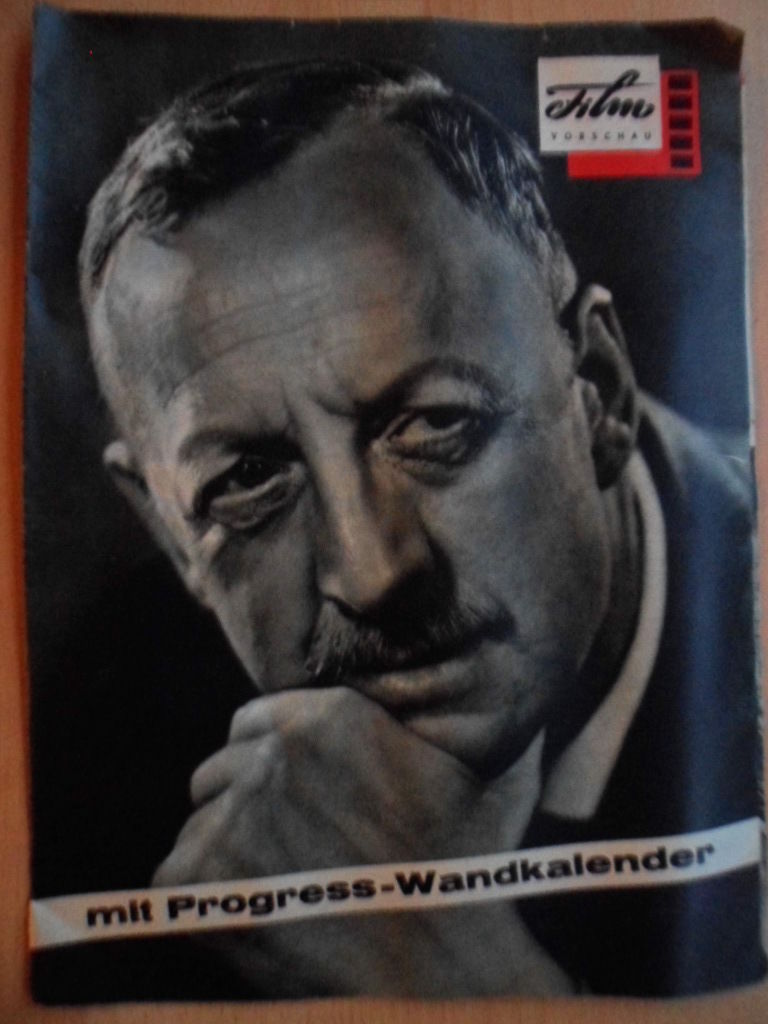FILM VORSCHAU magazine side cover Issue 4  1963