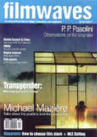 FILMWAVES magazine side cover Issue 9 Fall 1999