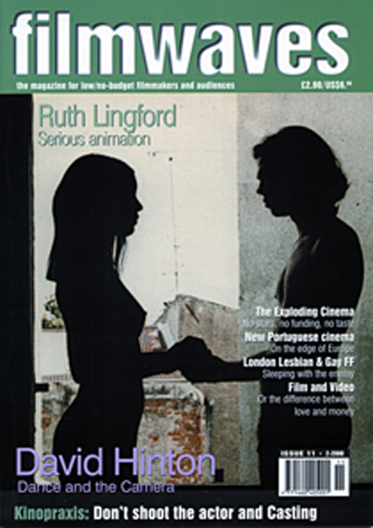 FILMWAVES magazine side cover Issue 11  2000