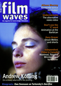 FILMWAVES magazine side cover Issue 13  2000