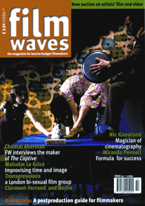 FILMWAVES magazine side cover Issue 14  2001
