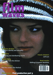 FILMWAVES magazine side cover Issue 16  2001