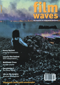 FILMWAVES magazine side cover Issue 19  2002