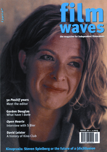 FILMWAVES magazine side cover Issue 20  2003