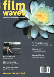 FILMWAVES magazine side cover Issue 21  2003