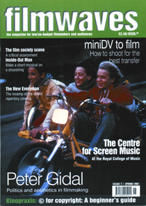 FILMWAVES magazine side cover Issue 7  1999