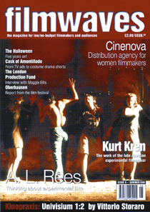 FILMWAVES magazine side cover Issue 8  1999