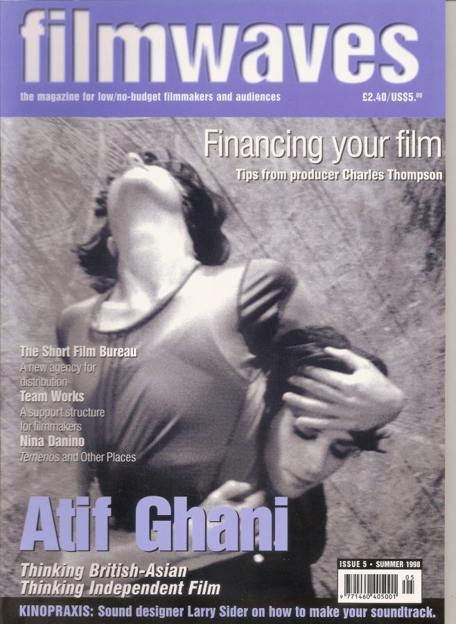 FILMWAVES magazine side cover Issue 5 Summer 1998