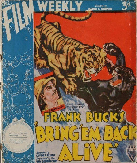 FILM WEEKLY (AUSTRALIA) magazine side cover 15 December 1932