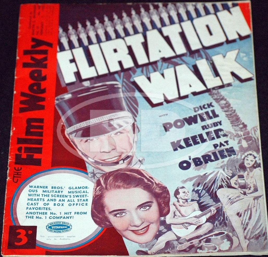FILM WEEKLY (AUSTRALIA) magazine side cover 7 February 1935