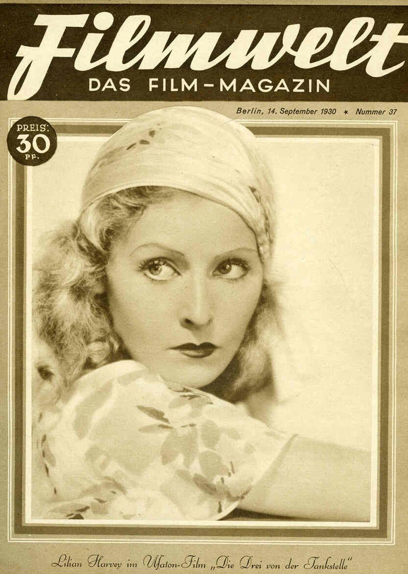 FILMWELT magazine side cover Issue 37 14 September 1930