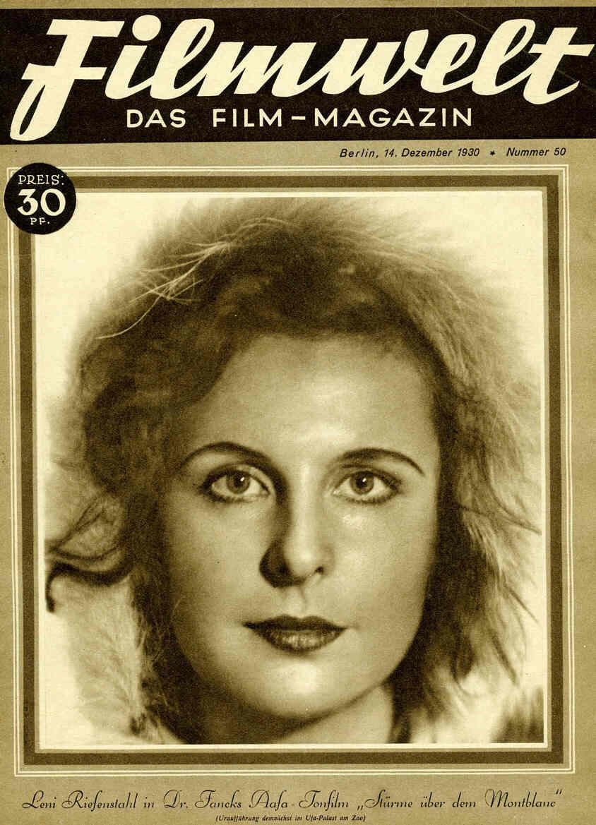 FILMWELT magazine side cover Issue 50 14 December 1930
