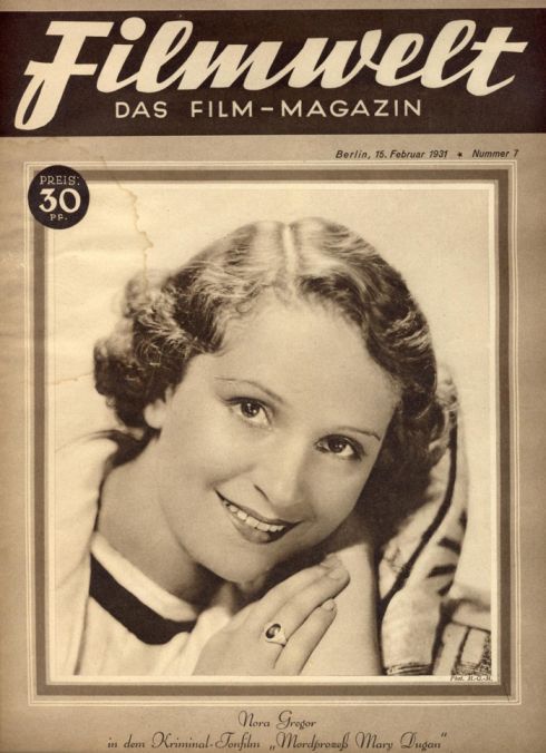 FILMWELT magazine side cover Issue 7 15 February 1931