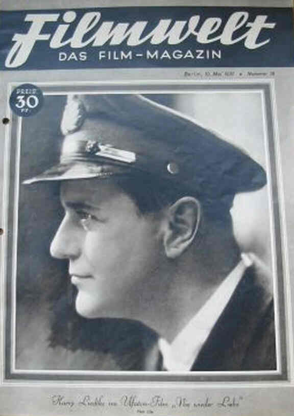 FILMWELT magazine side cover Issue 19 10 May 1931