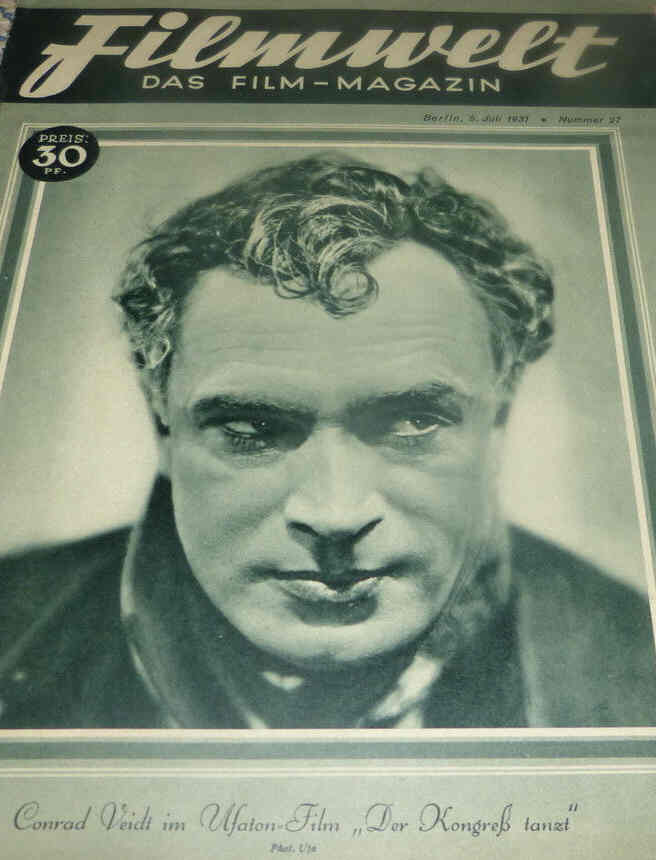 FILMWELT magazine side cover Issue 27 5 July 1931
