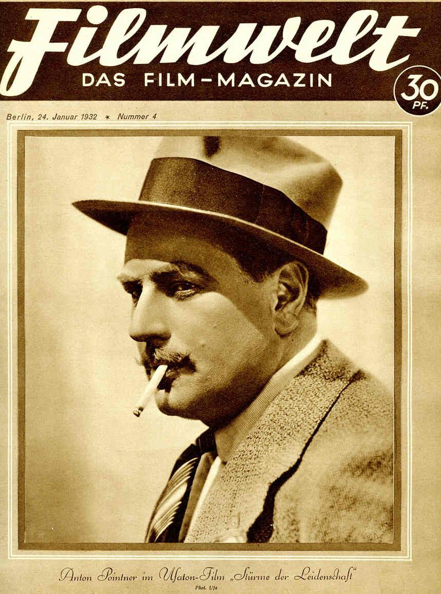 FILMWELT magazine side cover Issue 4 24 January 1932