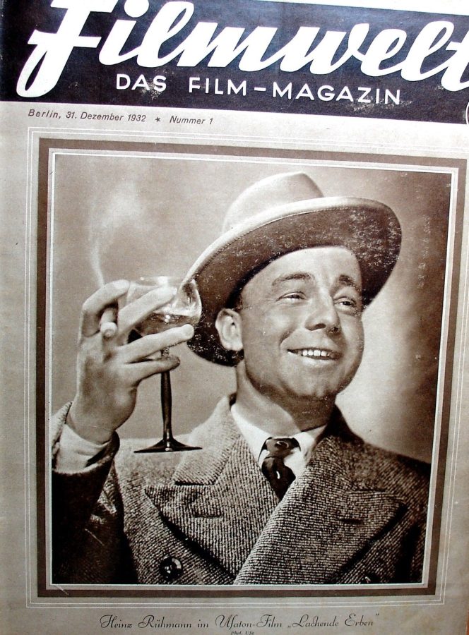FILMWELT magazine side cover Issue 53 31 December 1932