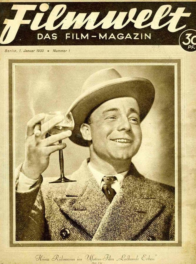 FILMWELT magazine side cover Issue 1 1 January 1933