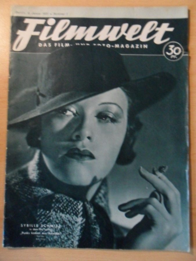 FILMWELT magazine side cover Issue 1 6 January 1935