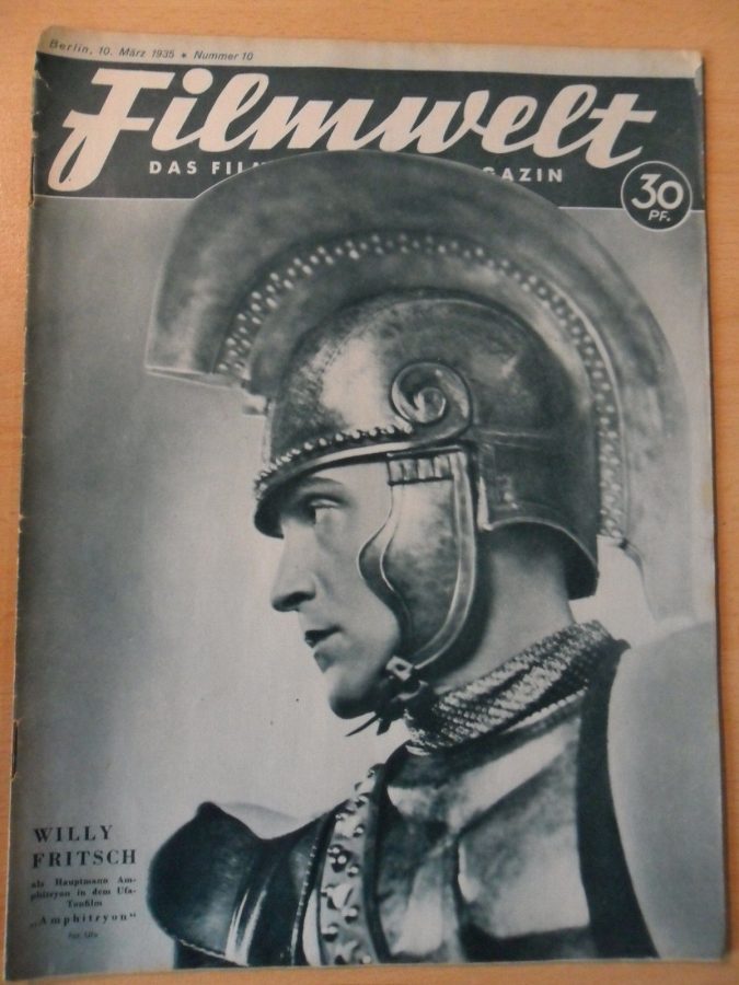 FILMWELT magazine side cover Issue 10 10 March 1935