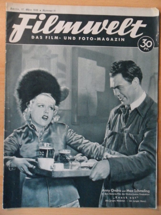 FILMWELT magazine side cover Issue 11 17 March 1935