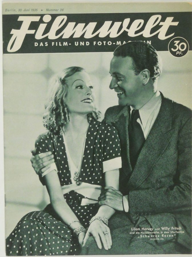 FILMWELT magazine side cover Issue 26 30 June 1935