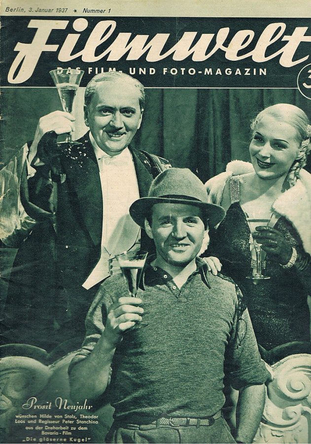 FILMWELT magazine side cover Issue 1 3 January 1937