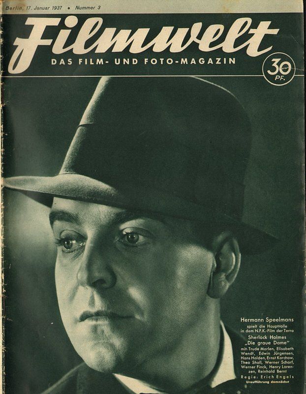 FILMWELT magazine side cover Issue 3 17 January 1937