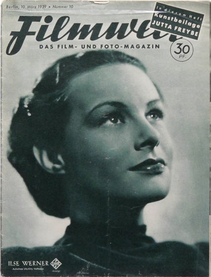 FILMWELT magazine side cover Issue 10 10 March 1939