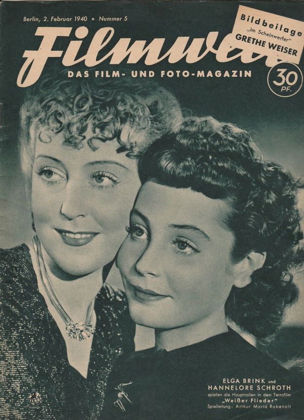 FILMWELT magazine side cover Issue 5 2 February 1940