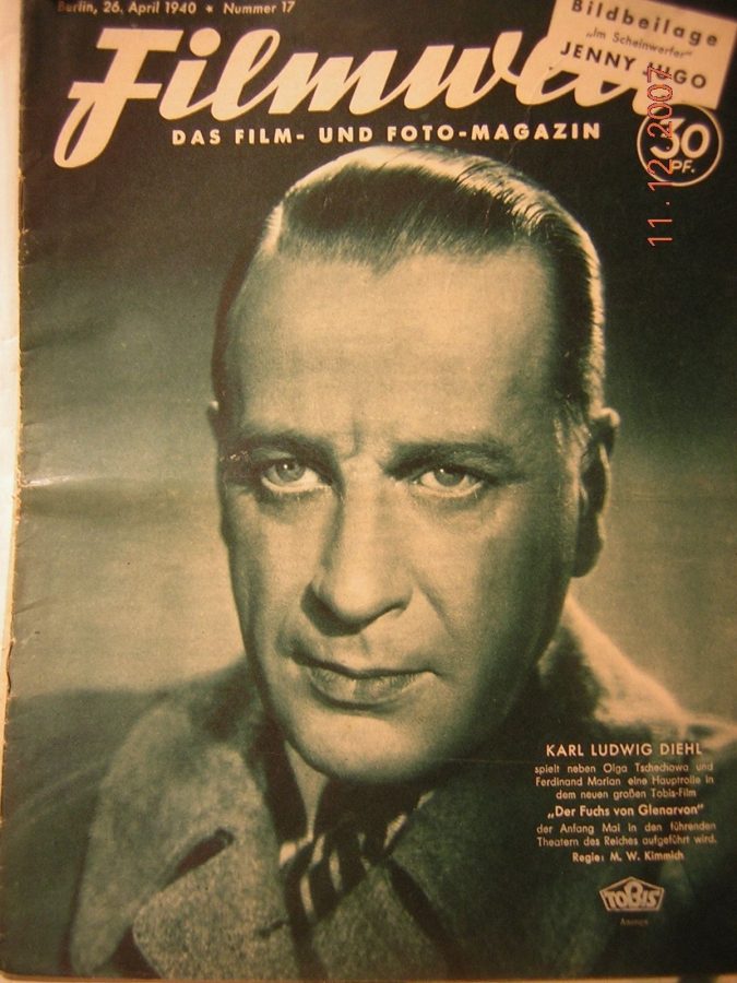 FILMWELT magazine side cover Issue 17 26 April 1940