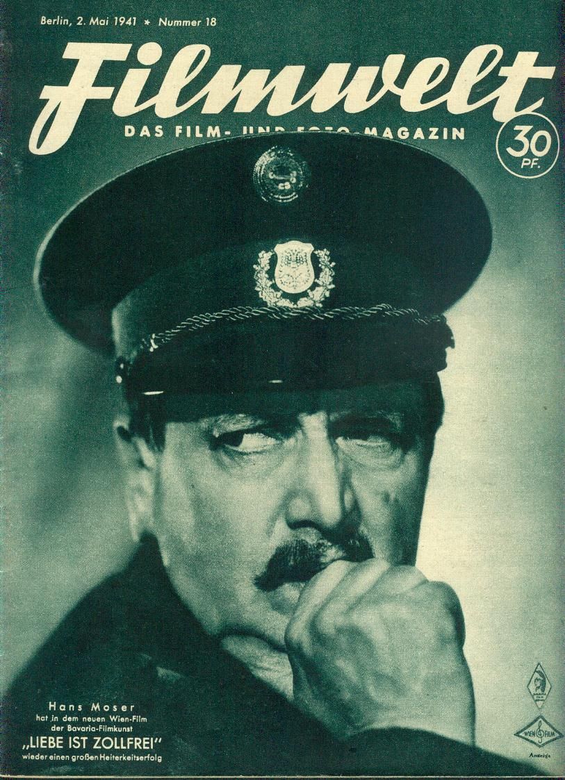 FILMWELT magazine side cover Issue 18 2 May 1941