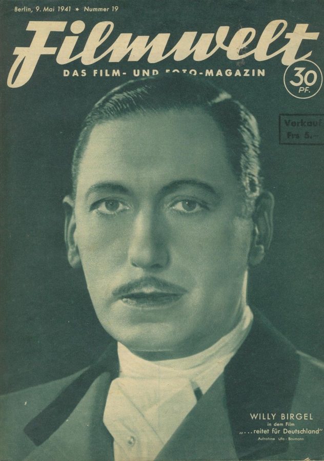 FILMWELT magazine side cover Issue 19 9 May 1941