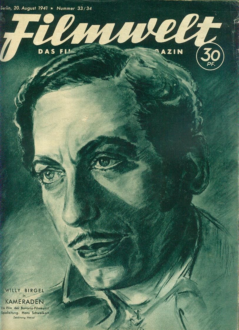 FILMWELT magazine side cover Issue 33/34 20 August 1941