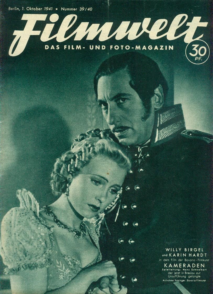 FILMWELT magazine side cover Issue 39-40 1 October 1941