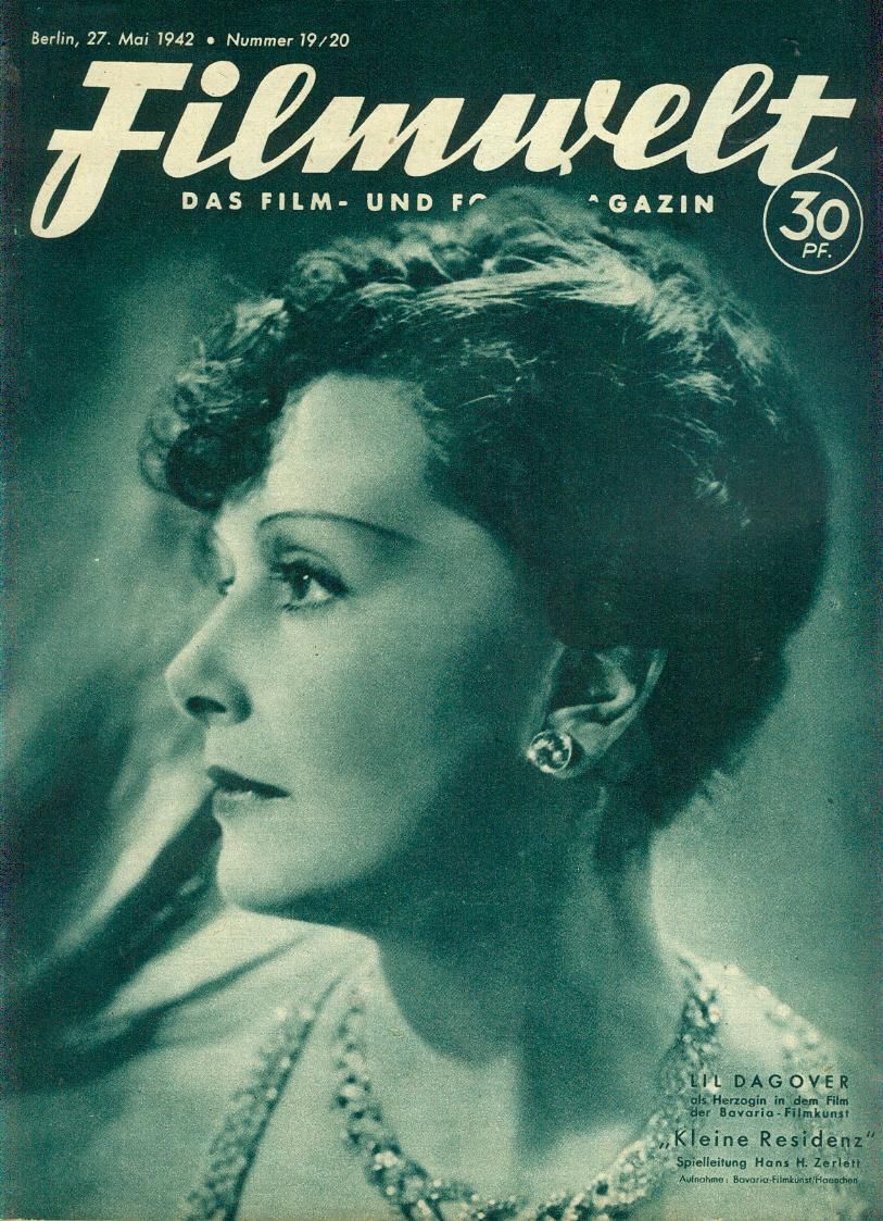 FILMWELT magazine side cover Issue 19-20 27 May 1942