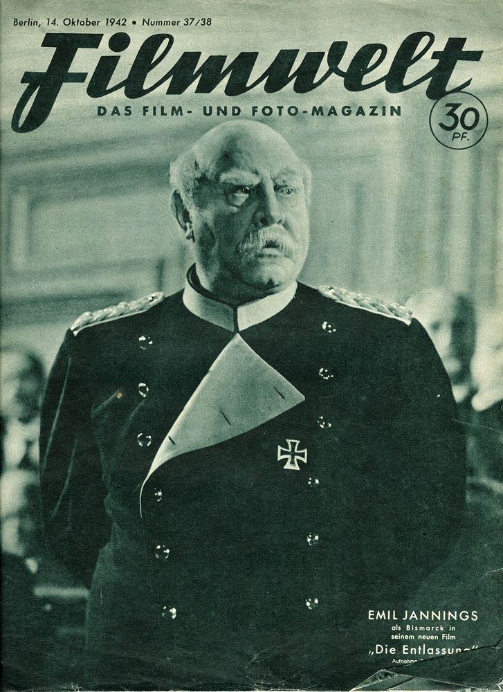 FILMWELT magazine side cover Issue 37/38 14 October 1942