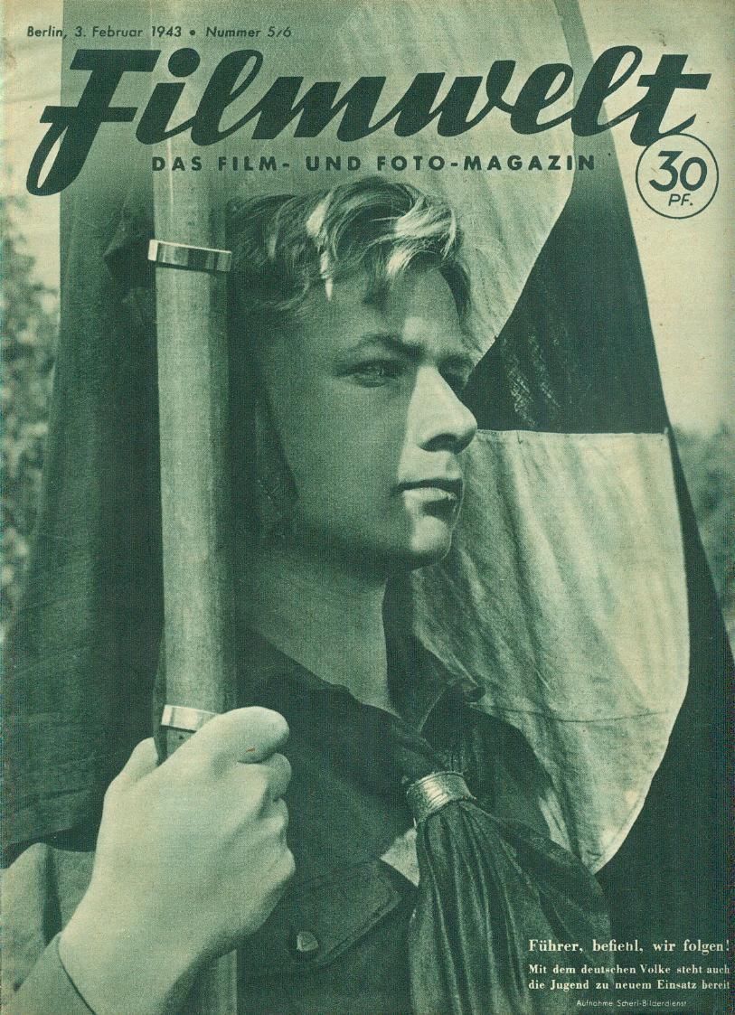 FILMWELT magazine side cover Issue 5/6 3 February 1943