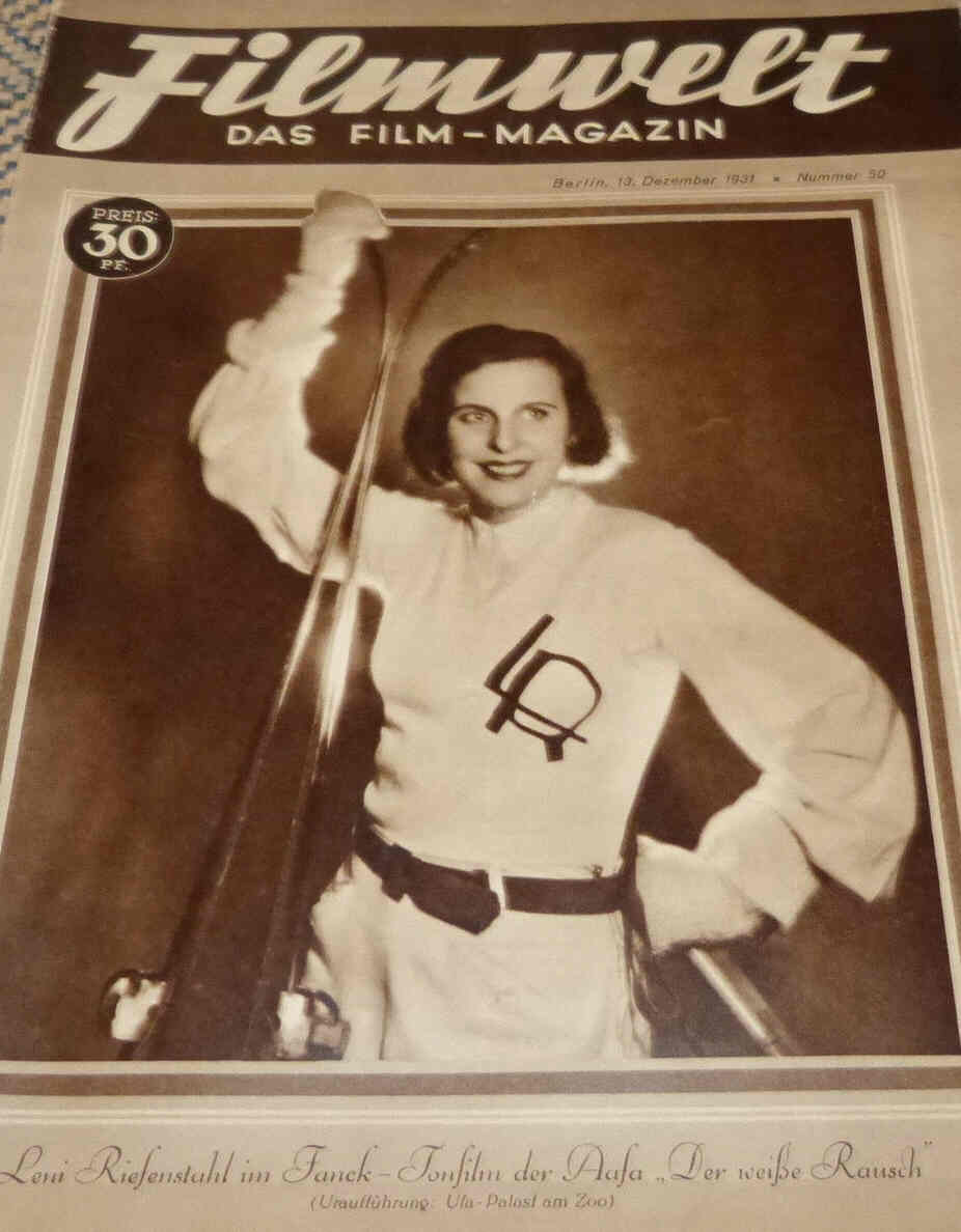 FILMWELT magazine side cover Issue 50 13 December 1931