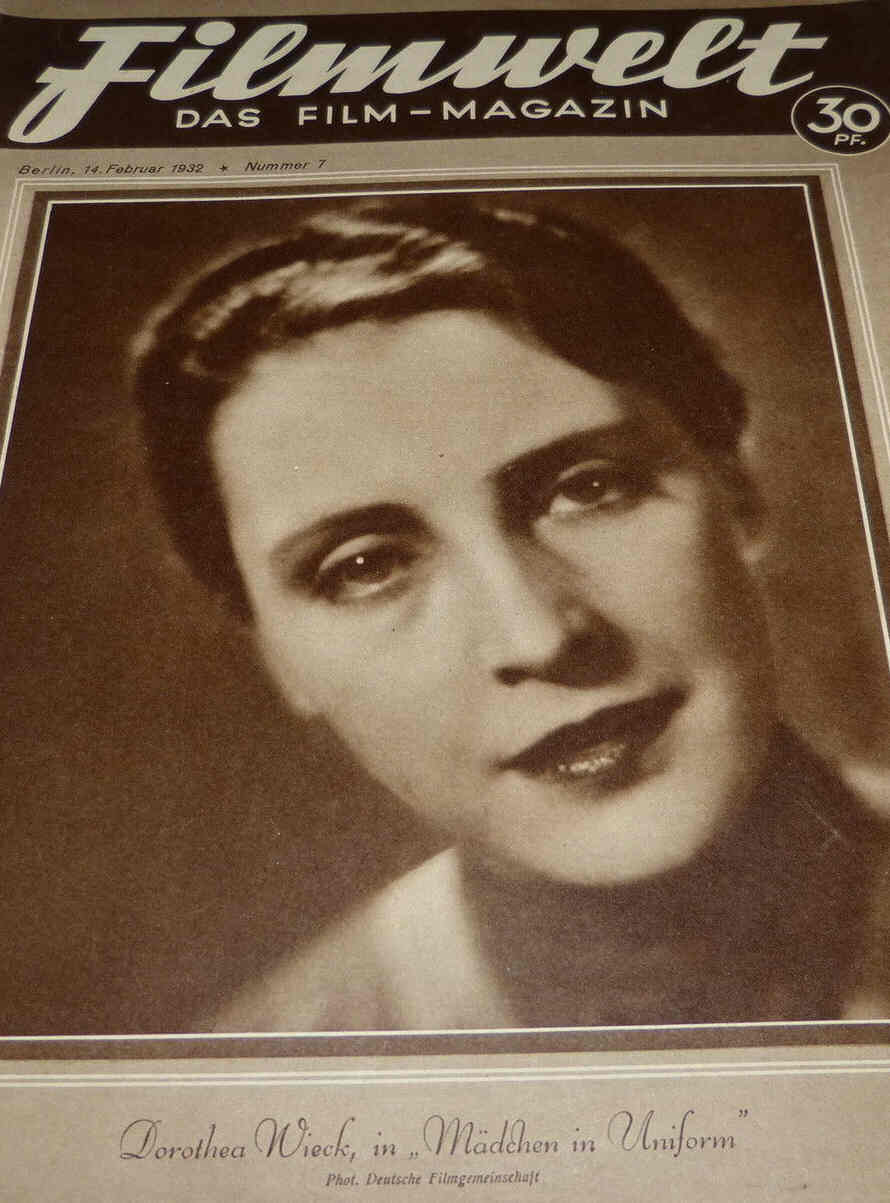 FILMWELT magazine side cover Issue 07 14 February 1932