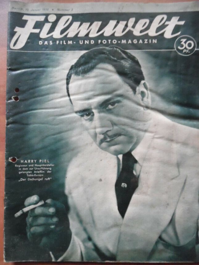 FILMWELT magazine side cover Issue 03 19 January 1936
