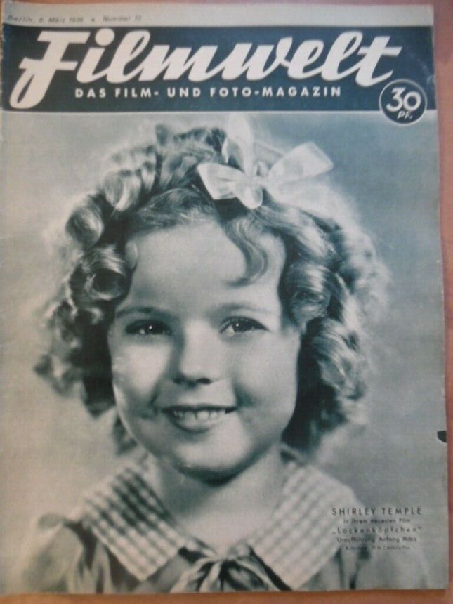 FILMWELT magazine side cover Issue 10 8 March 1936