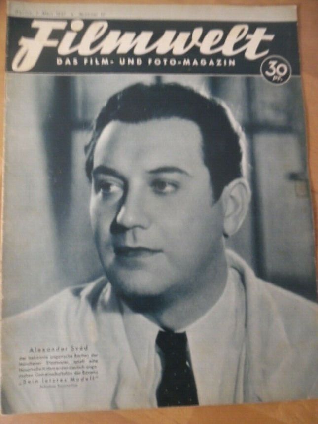 FILMWELT magazine side cover Issue 10 7 March 1937