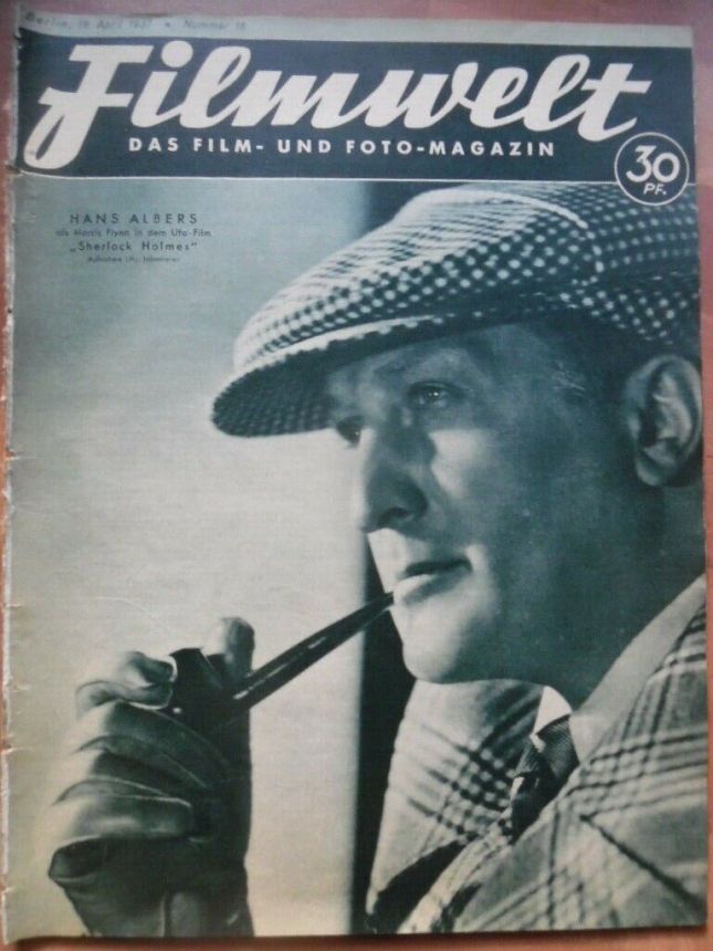 FILMWELT magazine side cover Issue 16 18 April 1937