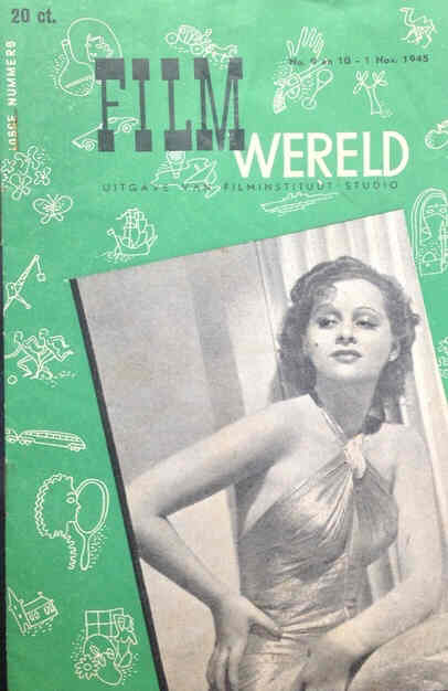 FILM WERELD magazine side cover Issue 9/10 1 November 1945