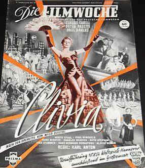 FILMWOCHE magazine side cover Issue 32  1954