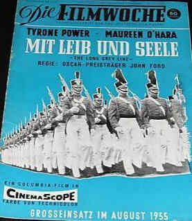 FILMWOCHE magazine side cover Issue 25  1955